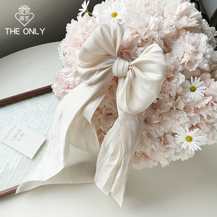 材料 饰花艺包装 薇艺法式 慵懒风蝴蝶结鲜花束抱抱桶婚礼手捧花装