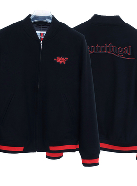 拉PT系列商场撤柜男装冬季厚棒球领羊毛呢短款夹克外套2A2796黑色