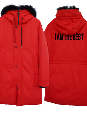 拉PT系列专柜撤柜大牌男装高级商务休闲厚柔保暖羽绒服2A2616大红