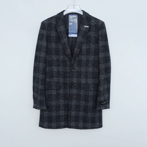 拉夏正品撤柜清仓羊毛呢西装大衣