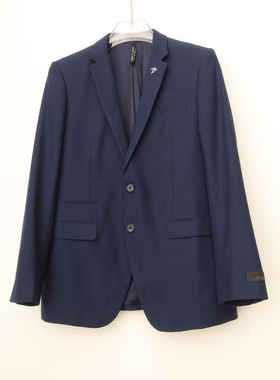 拉PT系列S/170专柜断码男装 春秋风尚高级西装外套2A2737深蓝色