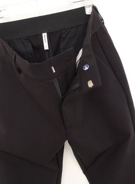 拉PT系列XS/S/M秋冬专柜断码男松紧腰弹力免烫锦纶长裤2A2639黑色