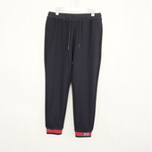 秋冬高档厚柔运动休闲九分卫裤 拉夏PT专柜撤柜正品 男装 2A2627黑色