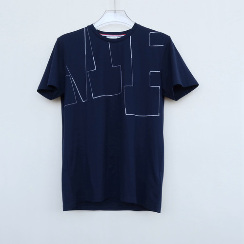 拉夏专柜断码男装夏纯棉短袖T恤