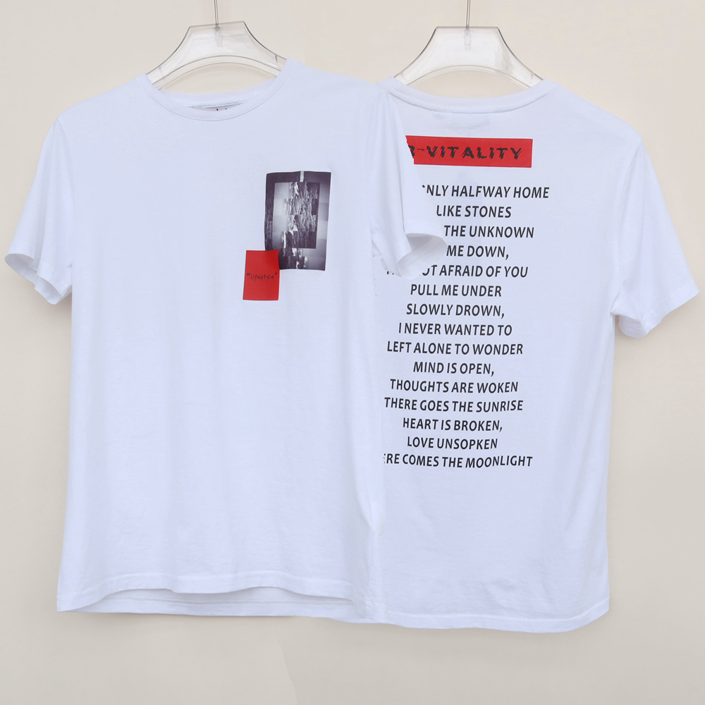 拉夏专柜断码男装夏纯棉短袖T恤