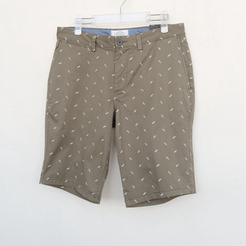 拉夏专柜正品断码夏全棉休闲短裤