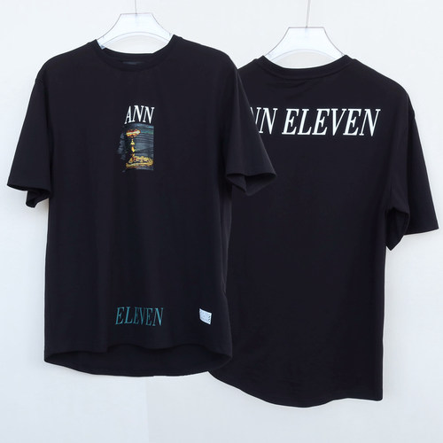 拉夏专柜断码男装夏纯棉短袖T恤