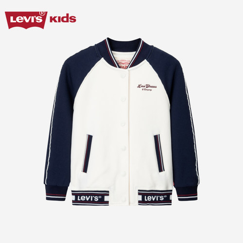 女童复古外套夹克李维斯儿童