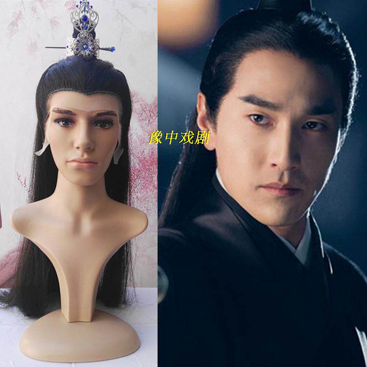 影视三生三世十里桃花古装男士离境连宋同款夜华折颜同款假发头套