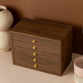 高档首饰盒复古大容量戒指耳环耳钉项链收纳盒多层轻奢珠宝饰品盒