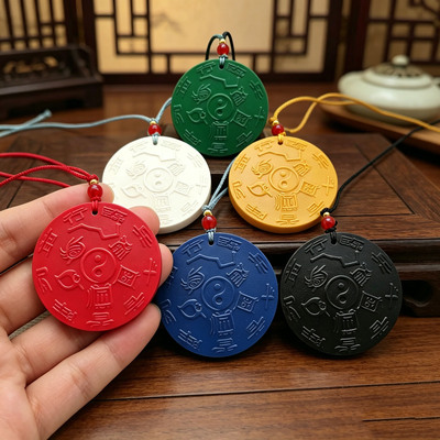 托玛琳能量牌五行流通平衡牌