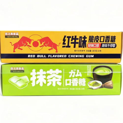 优之良维C红牛抹茶味口香糖