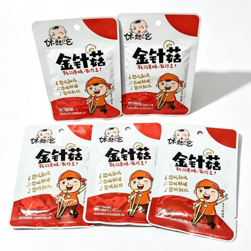 休想吃炸椒味金针菇怀旧小零食品