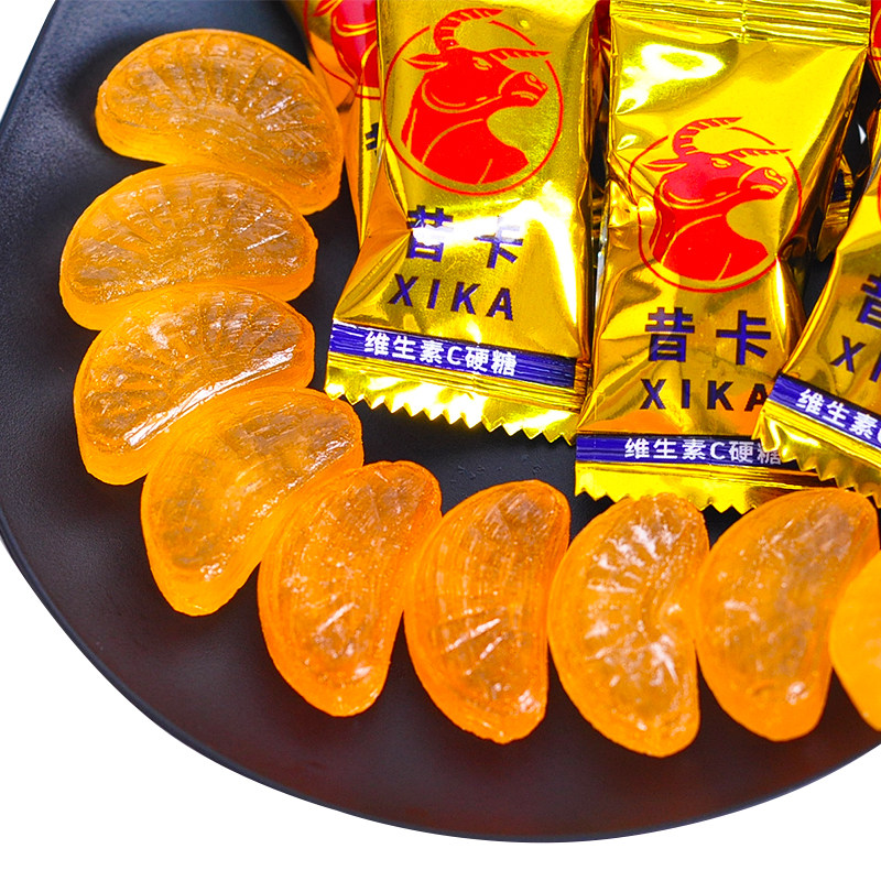 昔咔维生素c硬糖红牛味网红新款果味喜糖果含片清新口气小零食品