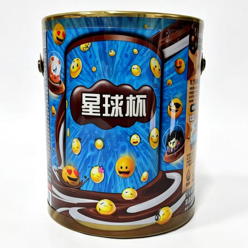 星球杯甜甜乐桶装巧克力杯饼干