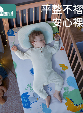 婴儿床床笠纯棉a类幼儿园床上用品床垫套罩宝宝拼接床单