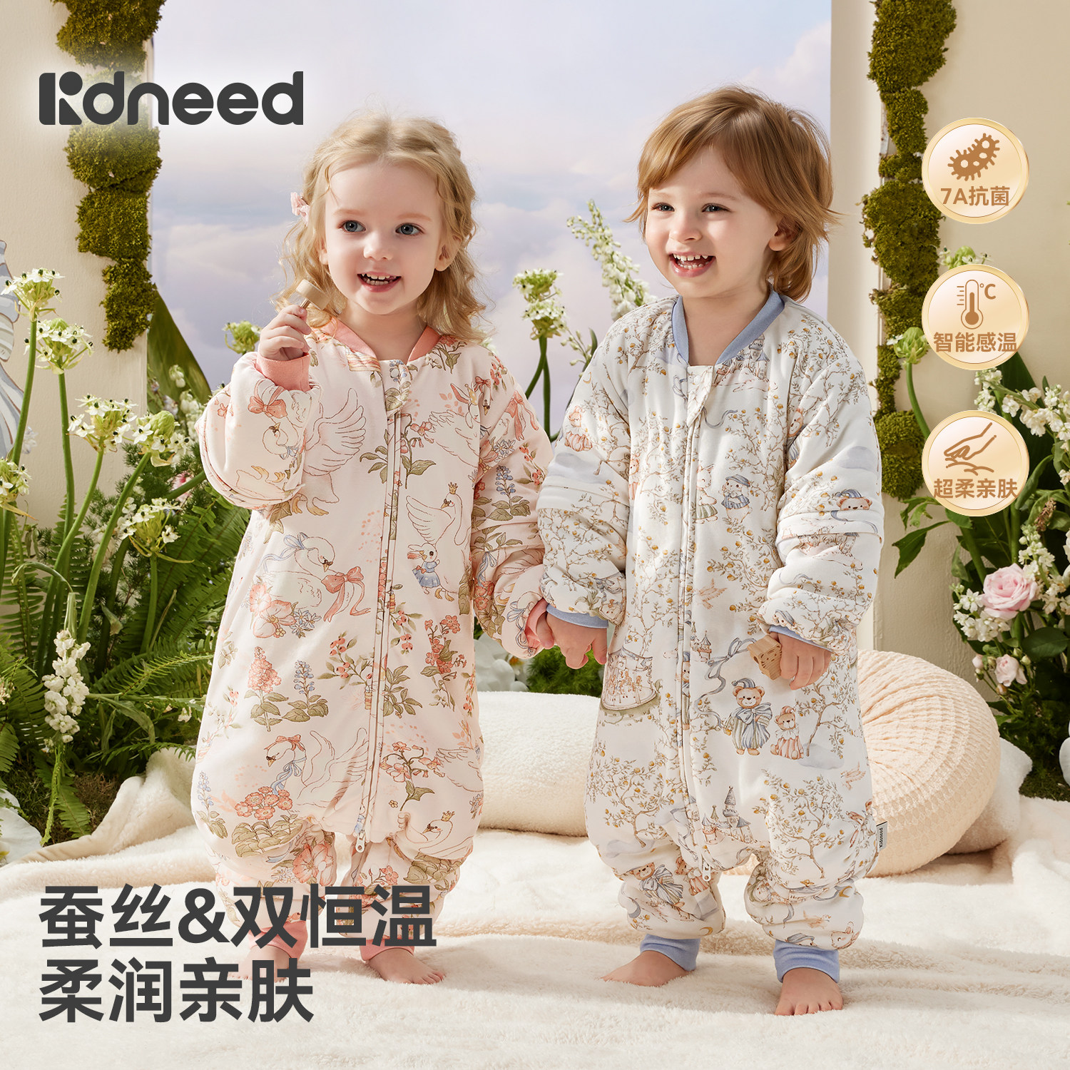 【奢柔低敏桑蚕丝】双重恒温睡袋图片