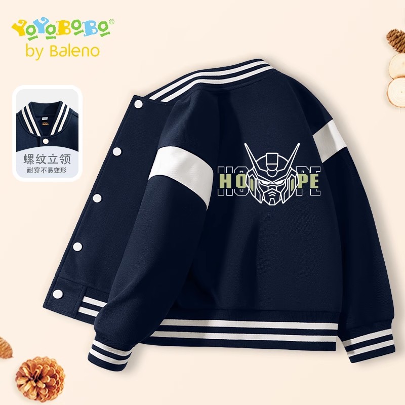 班尼路女童棒球服夹克春装