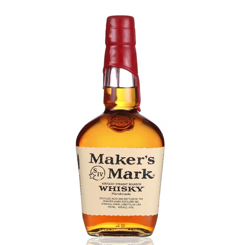 美格波本威士忌Maker's Mark BourbonWhisky鸡尾酒洋酒基酒波本