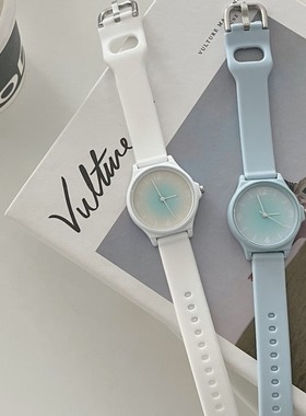 韩系小清新手表女款初高中学生简约气质高颜值2024新款文艺石英表