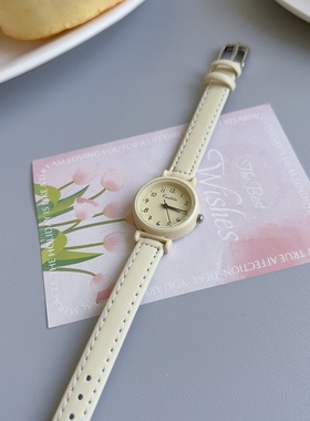 韩系清新多巴胺手表女学生女士小表盘时尚精致高颜值女表2025新款