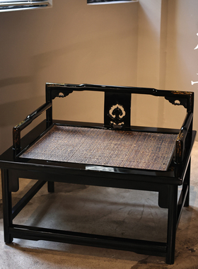 本曼坐看云起明式大漆手作禅椅