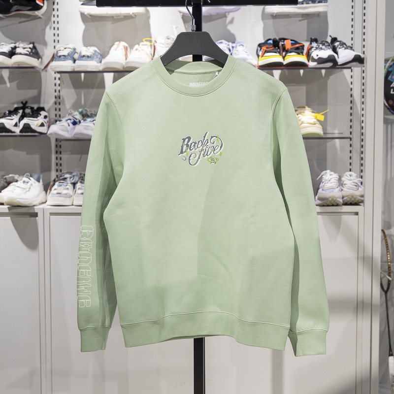 李宁男子圆领套头卫衣