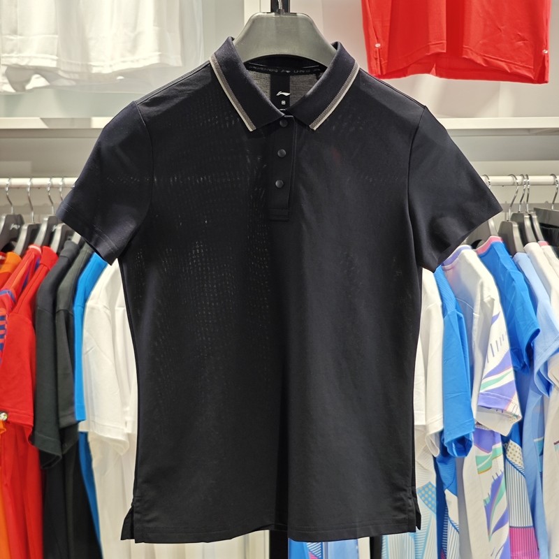 李宁短袖POLO女子2024春季团购系列商务休闲舒适百搭T恤APLU192,运动服/休闲服装,运动POLO衫,淘宝优惠券,粉丝福利购,淘宝优惠卷