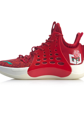 李宁音速7玫瑰之城 V2 CJ麦科勒姆男一体织中帮篮球比赛鞋ABAP077