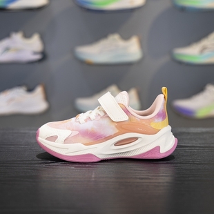 李寧男女小童休閑鞋 新款 暗夜精靈5減震回彈運動鞋 YKNV042 2025秋季