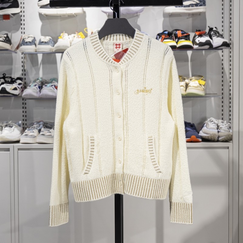 李宁开衫毛衣保暖舒适