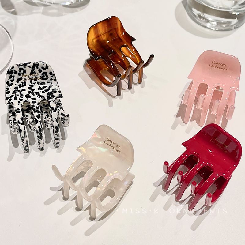 醋酸小号抓夹半扎发头饰