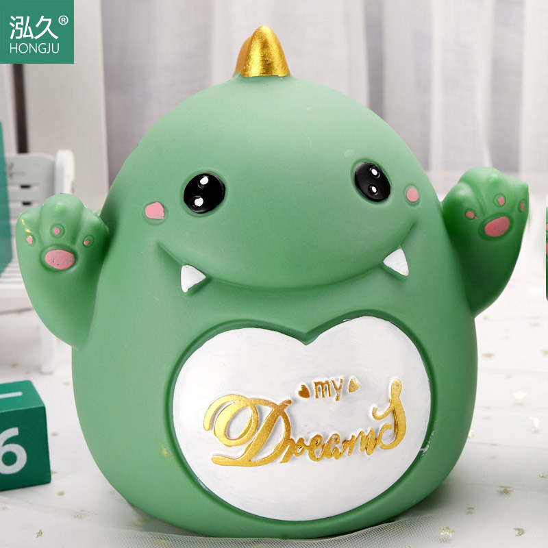 大容量防摔恐龙猪储蓄罐只进不出存钱罐2025年新款网红儿童男女孩