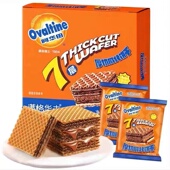 阿华田麦芽可可7层厚切威化饼干满格华夫巧克力夹心休闲零食252g