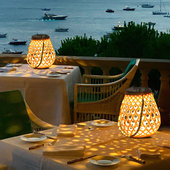 太阳能庭院灯桌面中式 阳台露营落地手提户外花园氛围灯笼挂树灯