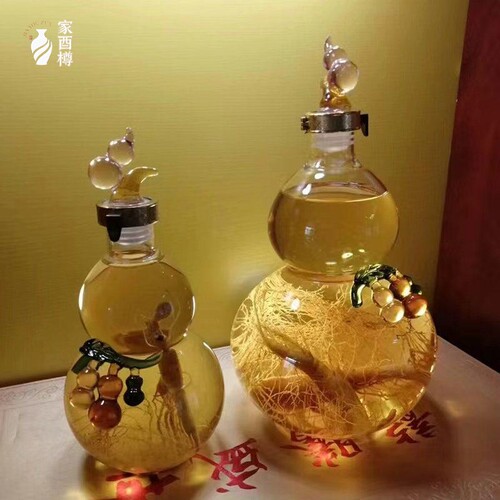 大口葫芦泡酒玻璃瓶加厚泡人参