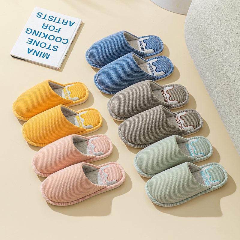 棉拖鞋男款冬季室内家居防滑2024新款居家用加绒毛毛拖鞋冬天批发