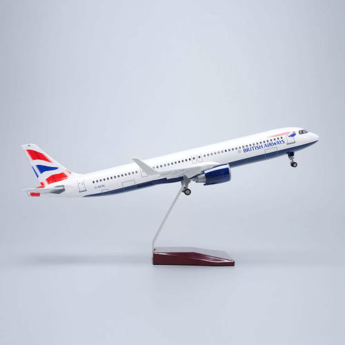 47cm英航A321NEO航空模型仿真飞机模型英国航空静态航模收藏摆件