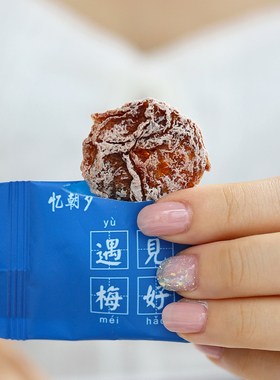 忆朝夕孕妇零食酸话梅泡水话梅肉无核话梅干茶配梅子泡茶独立包装