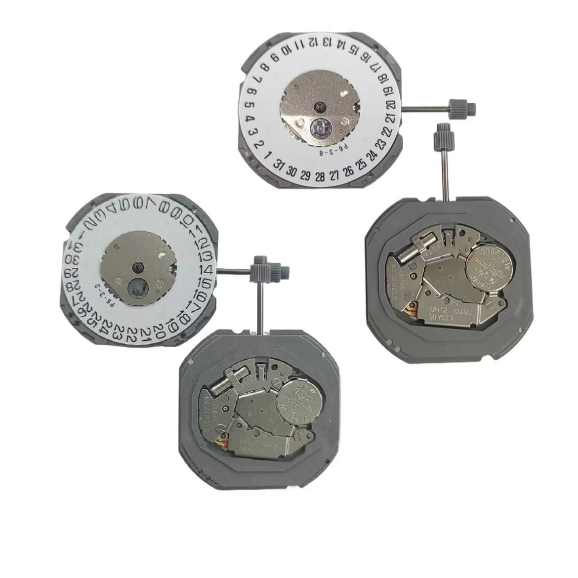 手表配件 日本美优达机芯三针单历 GR12 机芯 代替1S13机芯