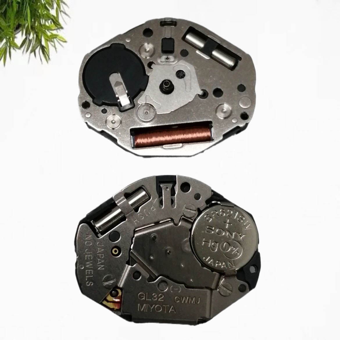 手表配件 全新原装 美优达  GL32银色机芯 三针石英