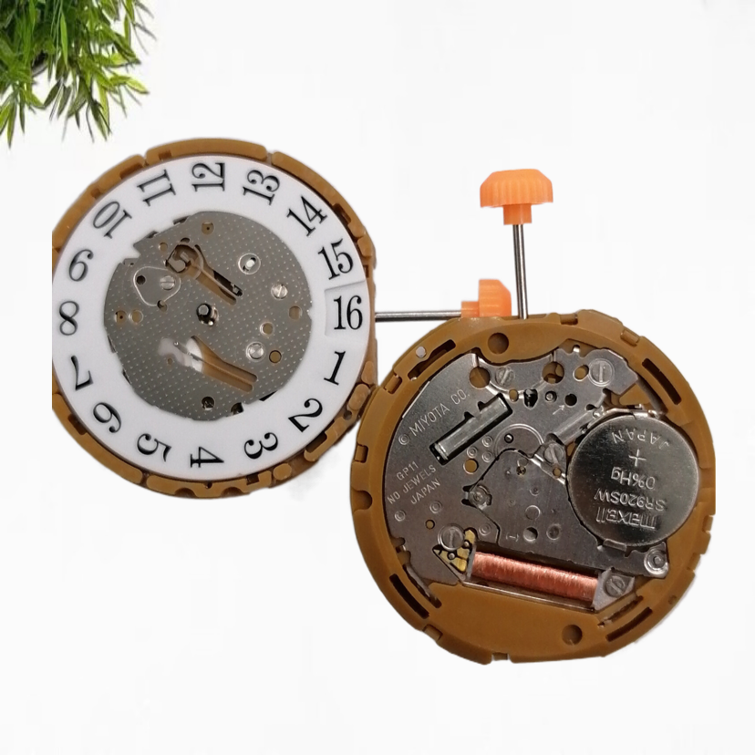 全新原装进口MIYOTA  GP11 两针半机芯单历大日历手表配件零件