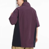 美式城市通勤速干抽绳短袖户外机宽松百搭能翻领拉链T恤T890P40，男装T恤，星座1013-3