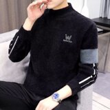 男士毛衣加厚冬韩版圆领水貂绒修身针织衫冬季长袖打底衫M16P55，男装针织衫/毛衣，星座1013-3