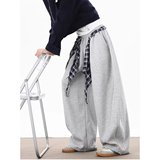 春秋原创街头嘻哈hiphop宽松休闲裤爵士舞jazz卫裤假两件K8101P55，男装休闲裤，星座1013-3