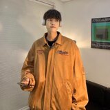 原宿文艺时尚慵懒ins简约气质流行潮流日系新款百搭夹克JK188P35，男装夹克，星座1013-3