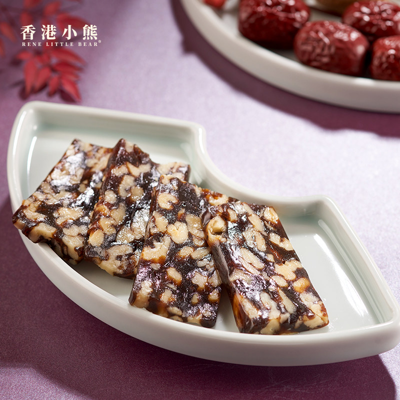 香港小熊南枣核桃糕280g血糯桃颜糕软糯点心糕点零食下午茶伴手礼