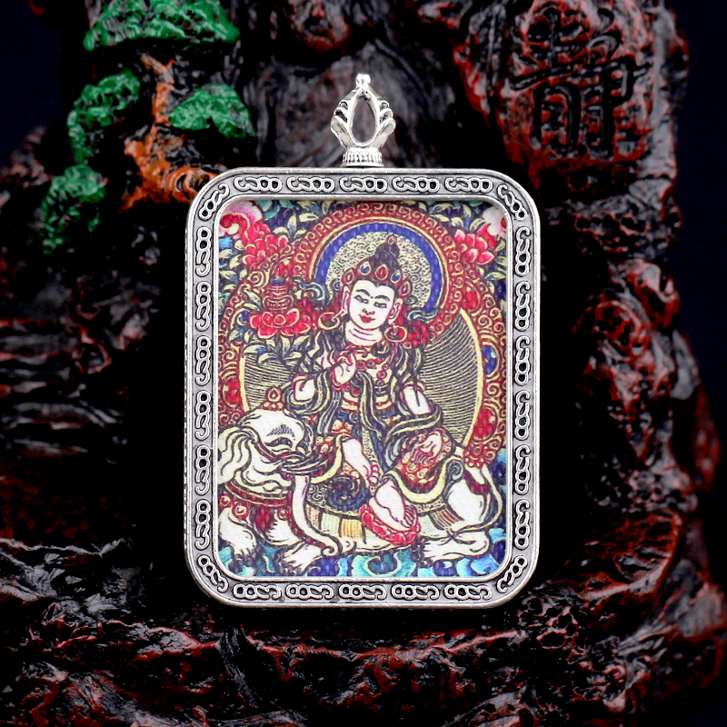 圣饰奇缘八大守护神唐卡藏银男女