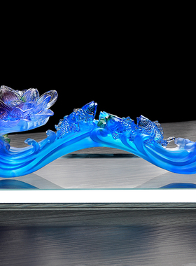 如意古法琉璃家居装饰礼品定制