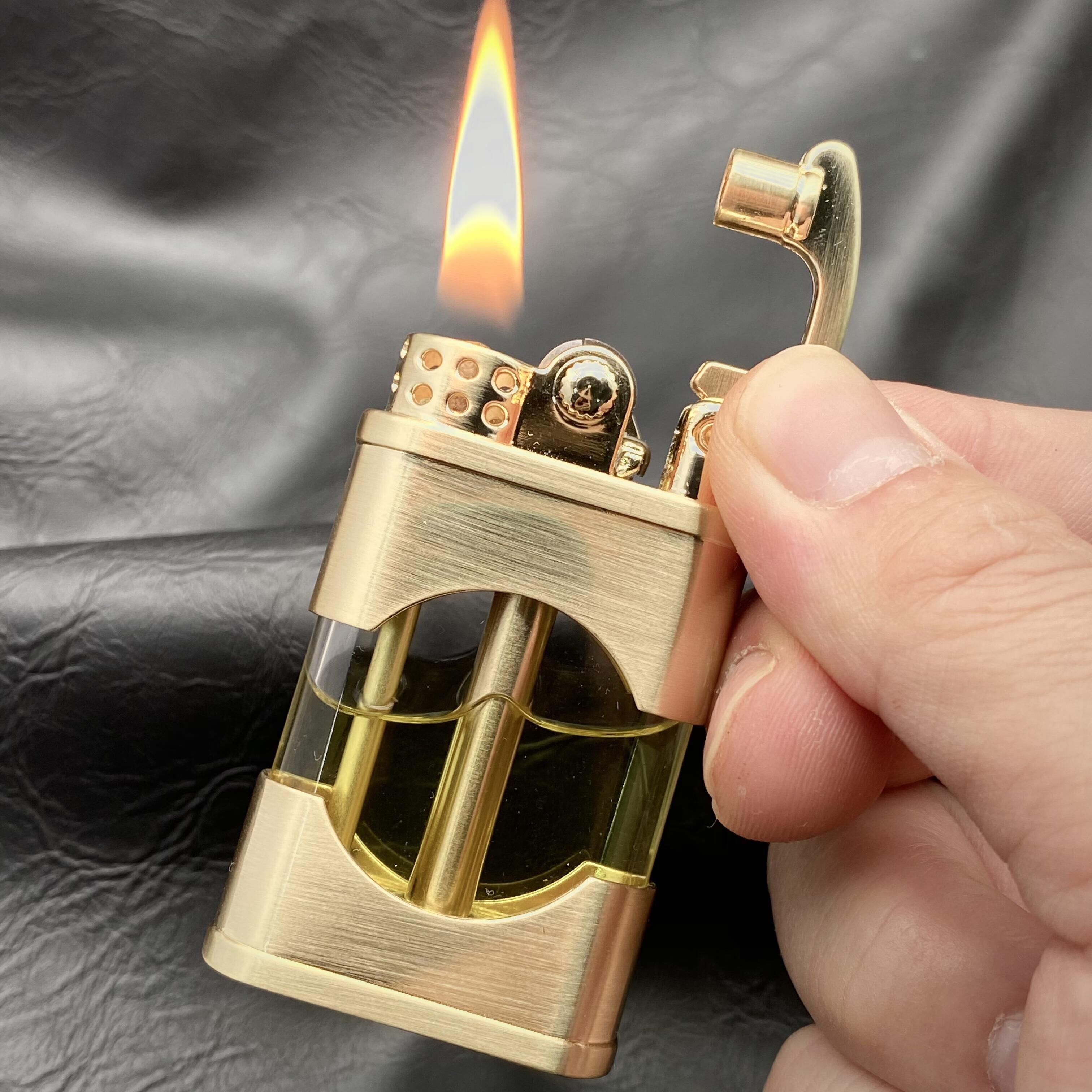 zorro佐罗新品煤油打火机透明油仓660创意个性潮彩色燃油摇臂火机
